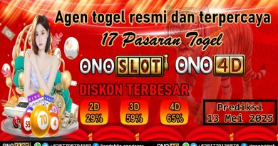 PREDIKSI TOGEL 13-05-2025 ONO4D & ONOSLOT