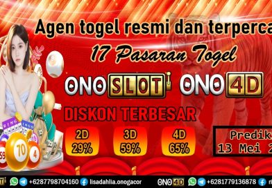 PREDIKSI TOGEL 13-05-2025 ONO4D & ONOSLOT